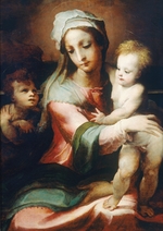 Beccafumi, Domenico - Madonna and child with infant John the Baptist