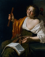 Bijlert (Bylert), Jan, van - Girl with a flute