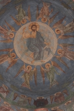 Ancient Russian frescos - The Ascension of Christ