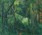 Cézanne, Paul - Interior of a forest