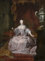 Visch, Matthias de - Portrait of Empress Maria Theresia of Austria (1717-1780)