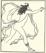 Beardsley, Aubrey - Apollo pursuing Daphne