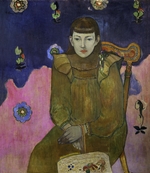 Gauguin, Paul Eugéne Henri - Portrait of Vaiite (Jeanne) Goupil