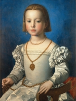 Bronzino, Agnolo - Portrait of Bia de' Medici