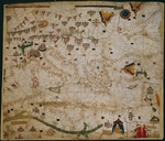 Rossell (Rosselli), Pere (Petrus) - Nautical chart of the Mediterranean Sea and the Black Sea