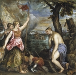 Titian - Religion saved by Spain