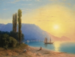 Aivazovsky, Ivan Konstantinovich - Sunset over Yalta