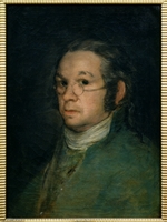 Goya, Francisco, de - Self-Portrait with Glasses