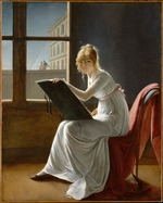 Villers, Marie-Denise - Young Woman Drawing