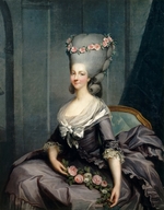 Ducreux, Joseph - Portrait of Marie Louise of Savoy (1749-1792), Princess of Lamballe