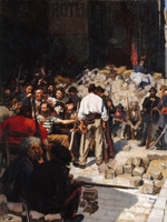 Devambez, André Victor Édouard - Barricade, the Paris Commune, May 1871