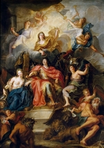 Coypel, Antoine - The glorification of Louis XIV