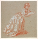 Gérard, Marguerite - Young woman kneeling