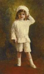 Makovsky, Konstantin Yegorovich - Portrait of the Tsesarevich Alexei Nikolaevich of Russia (1904-1918)