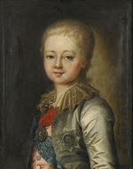 Lampi, Johann-Baptist von, the Elder - Portrait of Grand Duke Alexander Pavlovich (Alexander I) as Child