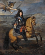 Mignard, Pierre - Equestrian portrait of Louis XIV at the Siege of Namur
