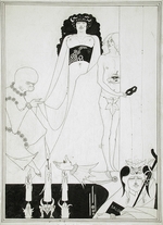 Beardsley, Aubrey - Enter Herodias. Illustration for Salome by Oscar Wilde
