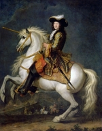 Houasse, René-Antoine - Equestrian portrait of Louis XIV (1638-1715)