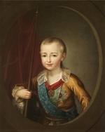 Levitsky, Dmitri Grigorievich - Portrait of Grand Duke Alexander Pavlovich (Alexander I) as Child