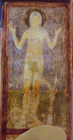 Ancient Russian frescos - Saint Onuphrius
