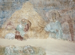 Ancient Russian frescos - Balaam and the angel