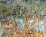 Ancient Russian frescos - The Descent of the Holy Spirit