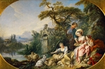 Boucher, François - The Shepherd's Presents (The Nest)