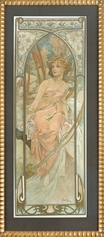 Mucha, Alfons Marie - The Times of the Day: Morning Awakening
