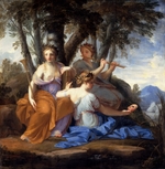 Le Sueur, Eustache - The Muses Clio, Euterpe, and Thalia