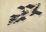 Chashnik, Ilya Grigoryevich - Design for Supremolet (Suprematist Plane)
