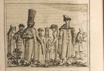 Rothgiesser, Christian Lorenzen - Traditional dress of Moscovites (Illustration from Travels to the Great Duke of Muscovy and the King of Persia by Adam Oleariu