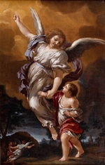 Ferri, Ciro - The Guardian Angel (after Pietro da Cortona)