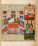 Iranian master - The Consummation of the Marriage Between Khusraw and Shirin (Miniature From the Cycle of Eight Poetic Subjects)