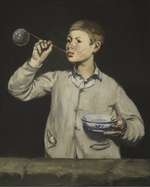 Manet, Édouard - Boy Blowing Bubbles