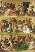 Lochner, Stephan - Martyrdom of the Apostles. Right panel