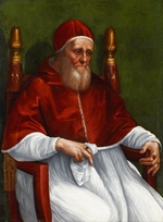 Raphael (Raffaello Sanzio da Urbino) - Portrait of Pope Julius II