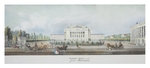 Sadovnikov, Vasily Semyonovich - The Saint Petersburg Imperial Bolshoi Kamenny Theatre (From the panorama of the Nevsky Prospekt)