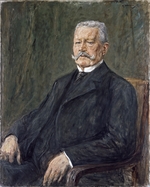 Liebermann, Max - Portrait of Paul von Hindenburg
