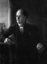 Anonymous - Portrait of the Poet Johan Ludvig Runeberg (1804-1877)
