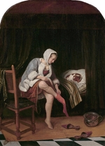 Steen, Jan Havicksz - Woman at her toilet