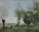 Corot, Jean-Baptiste Camille - Memory of Coubron
