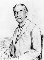 Dodd, Francis Edgar - Portrait of Alfred Edward Housman (1859-1936)