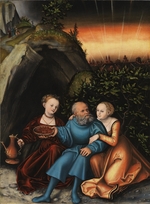 Cranach, Lucas, the Elder - Lot and his Daughters