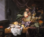 Walscapelle, Jacob van - Still Life with fruit and oysters