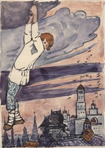Polenova, Elena Dmitryevna - Illustration to the The Tale Synko-Philipko