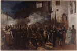 Courbet, Gustave - Firemen running to a blaze