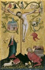 Westphalian Master - Christ on the Cross as Redemptor Mundi