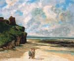 Courbet, Gustave - The Beach at Saint-Aubin-sur-Mer