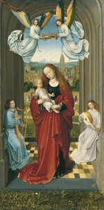 Master of the André Madonna - The Virgin and Child between Angels