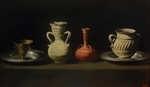 Zurbarán, Francisco, de - Still Life with Four Vessels